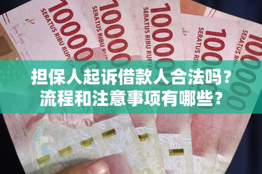 北京担保人起诉借款人合法吗？流程和注意事项有哪些？
