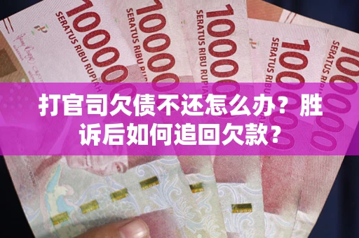 北京打官司欠债不还怎么办？胜诉后如何追回欠款？
