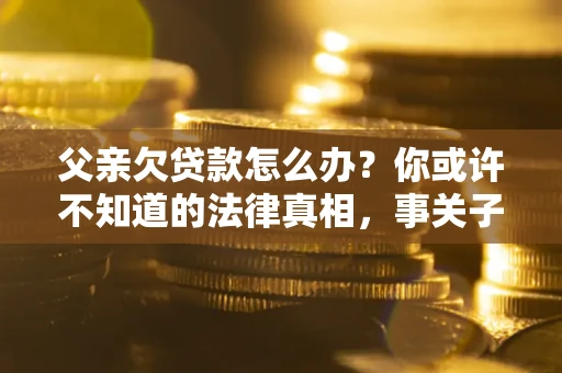 北京父亲欠贷款怎么办？你或许不知道的法律真相，事关子女未来