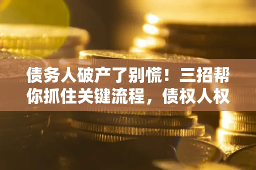 北京债务人破产了别慌！三招帮你抓住关键流程，债权人权益不再缩水