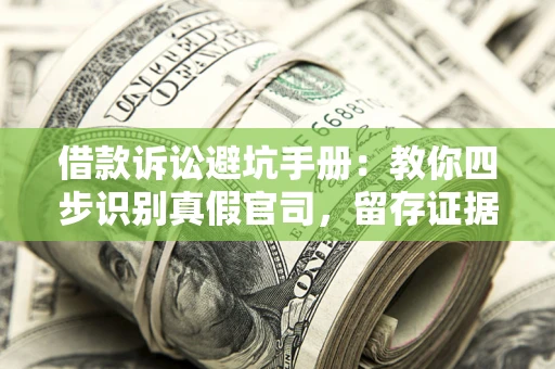 北京借款诉讼避坑手册：教你四步识别真假官司，留存证据不踩雷
