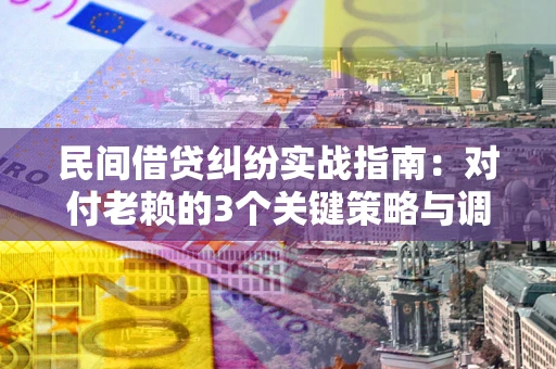 北京民间借贷纠纷实战指南：对付老赖的3个关键策略与调解盲区解析