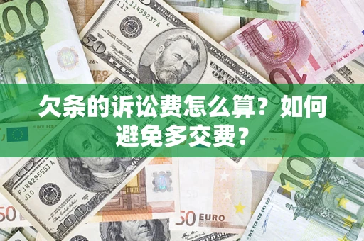北京欠条的诉讼费怎么算？如何避免多交费？