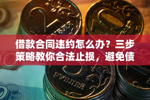 北京借款合同违约怎么办？三步策略教你合法止损，避免债务危机升级