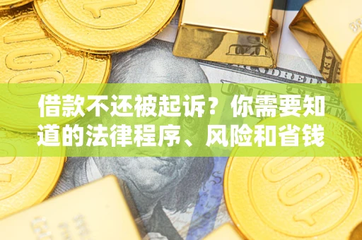 北京借款不还被起诉？你需要知道的法律程序、风险和省钱技巧