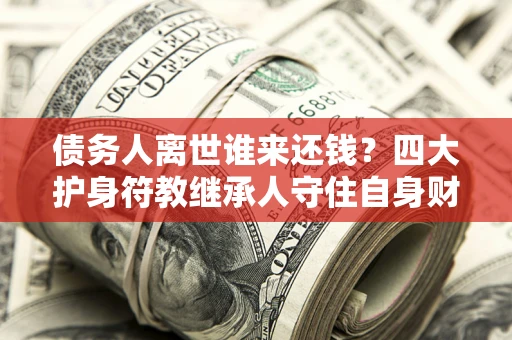 北京债务人离世谁来还钱？四大护身符教继承人守住自身财产